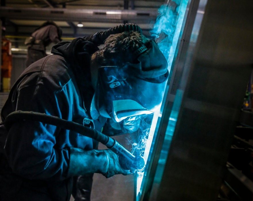 Constructiemedewerker/Lasser