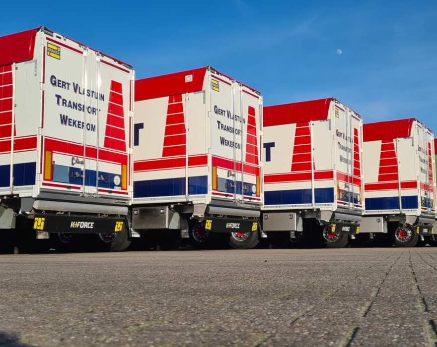 Gert Vlastuin Transport werkt met nieuwe klapbumper