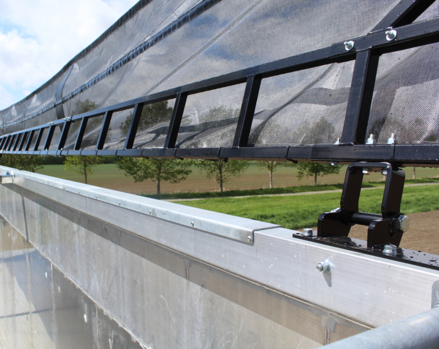 K-Force leverbaar met 2-delig hydraulische daknet