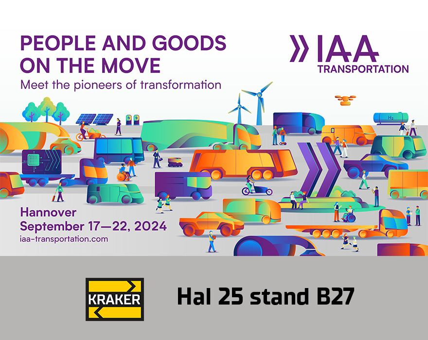 Kraker Trailers met twee voertuigen en twee stands aanwezig op IAA