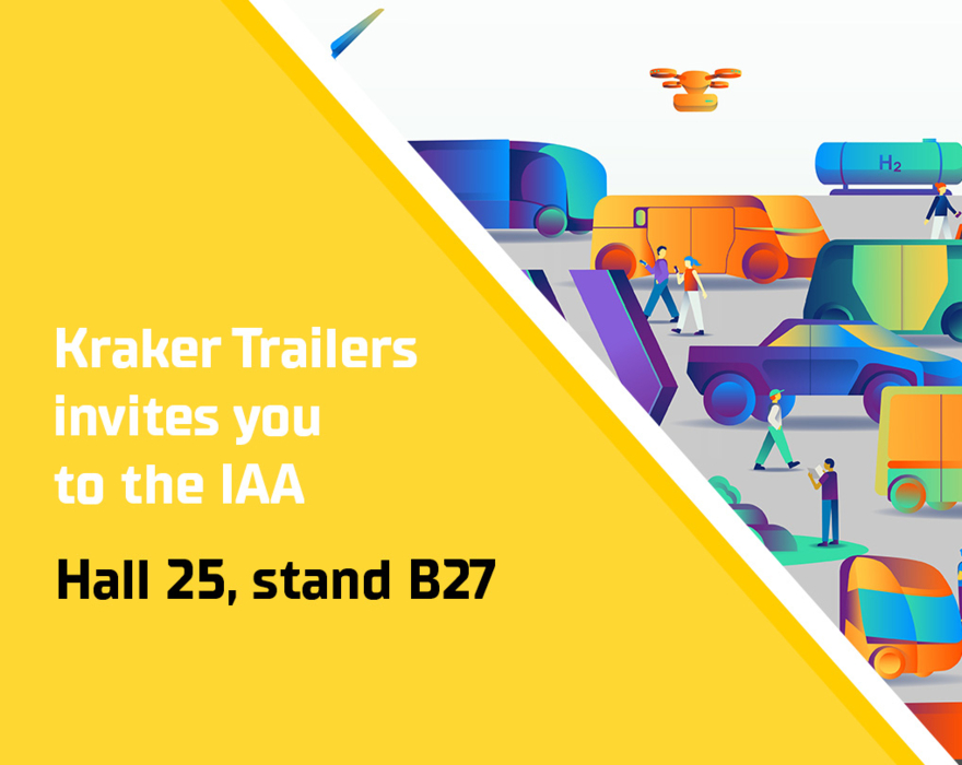 Kraker Trailers obecny na targach IAA z dwoma pojazdami na dwóch stoiskach