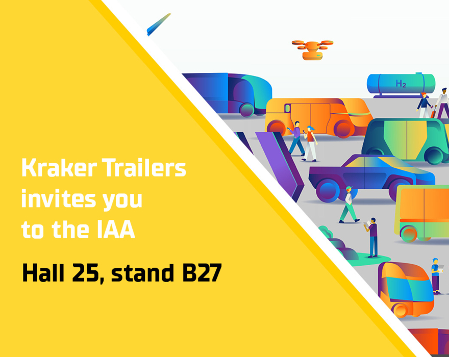 Kraker Trailers präsentiert sich auf der IAA mit zwei Fahrzeugen und zwei Ständen