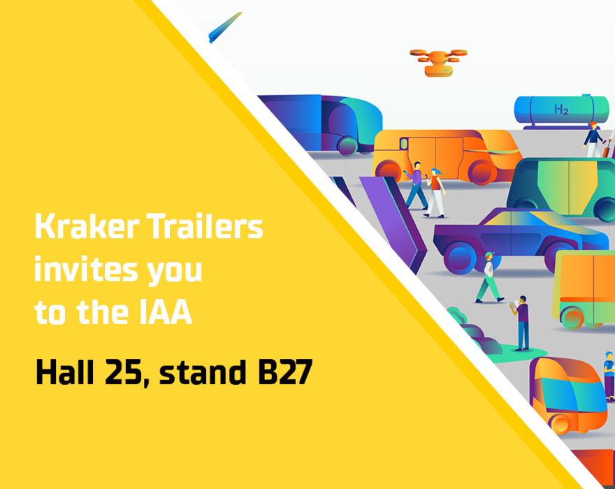 Kraker Trailers présent à l’IAA avec deux véhicules et deux stands