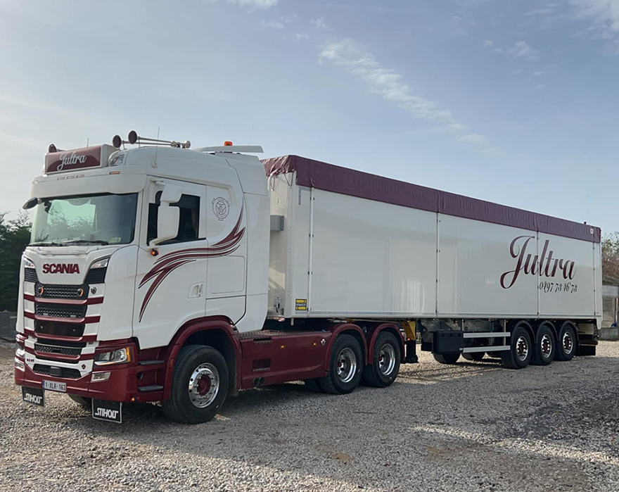 Jultra voldoet met combinatie aan de 48t-wetgeving in België